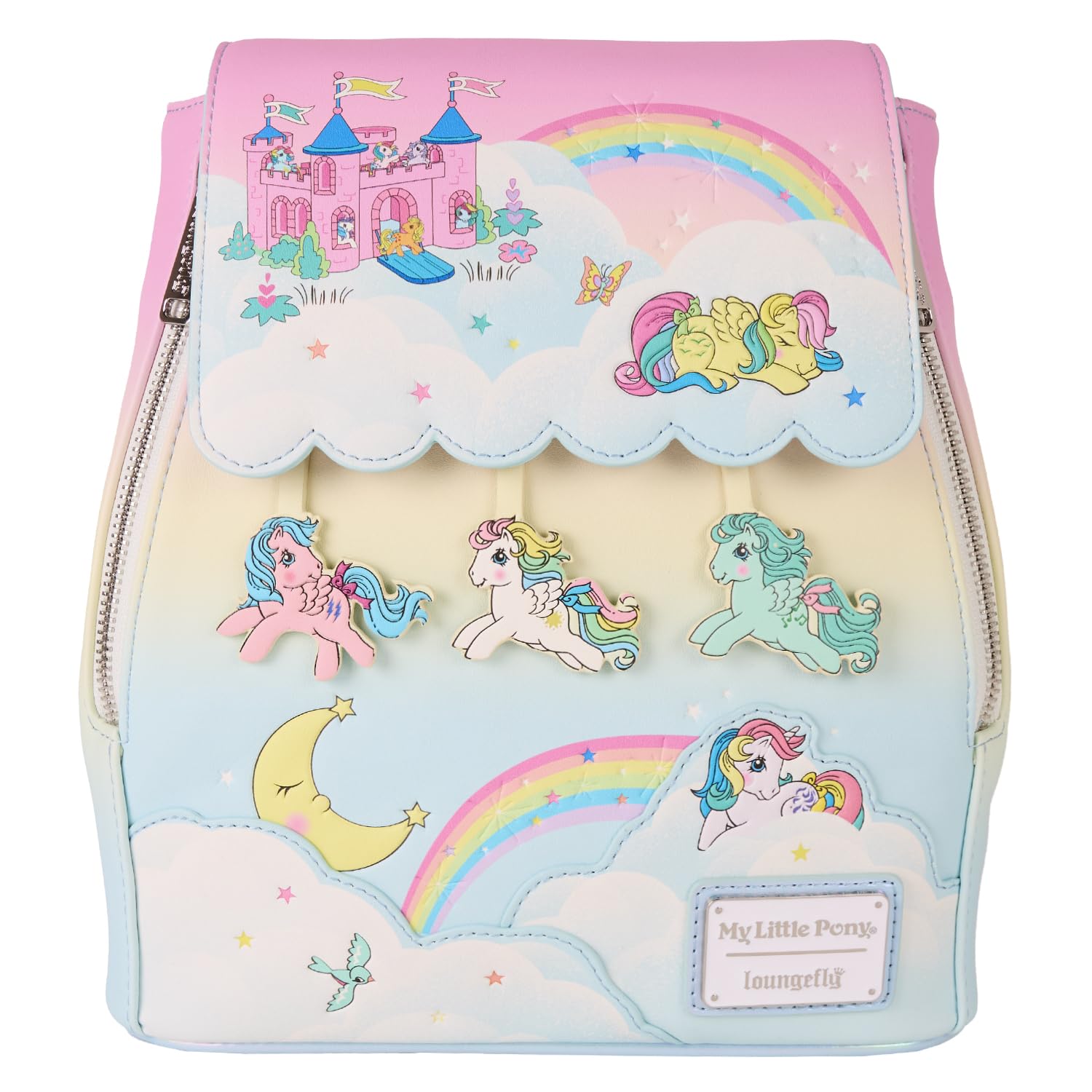 Amazon.com: Loungefly Hasbro My Little Pony Mini Backpack